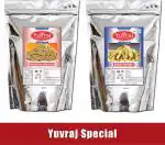 Yuvraj Special Bikaneri Namkeen Besan Ganthiya and Khokha Bhujiya pack (200 gm x 2 )