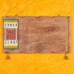 ARTYSTA BEAUTIFYING LIVES Warli Rectangle Handpainted Personalized Name Plate