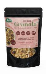 Rootz & Co. Granola Oats (Original) 300gms - Gluten Free & Vegan Healthy Wholegrain Breakfast Cereal with No Added Sugar or Additives - Diet & Weight Loss