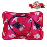 SULAGO Electric Hot Water Bag with Pouch for Pain Relief in Shoulder, Back & Full Body, Relief in Period Cramps, (With Auto Cut off) (Multi color)