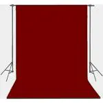 Boosty 8x10.5 Ft Maroon Backdrop Background for Professional Photo Studio Photography- Camera Accessory (Size 8x10.5Ft) (Maroon)