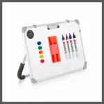 Eduway Magnetic 1.5x2 Feet White Board with Stand, With 4 Marker Pen, 1 Magnetic Duster, 5 Magnets
