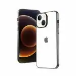 Star Craftune XUNDD Jazz Series Luxurious Electroplated Shockproof Hard Clear Case For iPhone 15 Plus (6.7'' Inch) (Black Color)