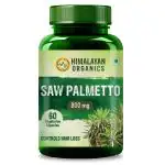 Himalayan Organics Saw Palmetto Extract Capsules for Hair Growth | 800Mg | 60 Veg Capsules