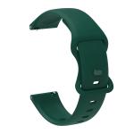 LIDDU Silicone Smart Watch Strap for Fossil Gen 5, 5E, and 6 (Green) - 22 mm
