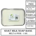 BADA HAIR Natural Goat Milk Soap Base 250 GM