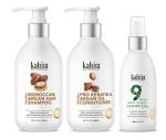Kahira Natural Pro Keratin And Moroccan Argan Oil Hair Shampoo Plus Conditioner And 9 Herbs Set 300 ml, 300 ml, 200 ml (Set of 3)