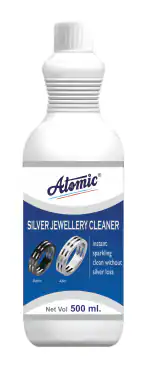 Atomic Silver Cleaner to Clean Silver Instant without Silver Loss with Sparkling (500ml)