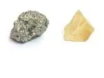 Astroghar Multicolor Natural Pyrite And Citrine Crystal Rough Raw Chunks For Chakra And Reiki Healing