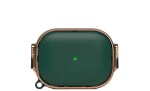 Despo Armor Case for Airpods Pro Case Cover (2nd Generation/1st Generation) with Lock, Double Secure Lock Clip AirPods Pro 2 Case for Men Women with Keychain Protective Hard Case (Green/Bronze)