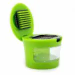 HUENISH Mini Garlic Press Cutter, Crusher and Chopper, Green Chilli Chopper(152-1)