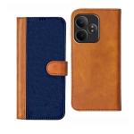 Knotyy Flip Cover for Realme GT 6   (Blue, Brown, Dual Protection, Pack of: 1)