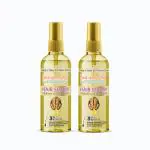 Aryanveda Hair Growth Serum With Walnut Oil & Coconut Oil For Hair Smoothing, Dry & Frizzy Hair | Men & Women 100 Ml Each (Pack of 2)