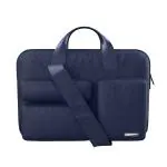 Probus 13.3 Inch Triple Pocket Laptop Bag With Shoulder Strap - Blue Laptop Sleeve/Cover (Blue, 13 inch)