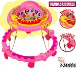 Pandaoriginals Musical Activity Walker (Pink)