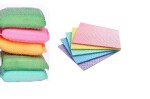 ShopiMoz Pack Of 5 Muliti Scrubber + Pack Of 5 Wipes- SPONGE PAD SCRUBBER Scrub Sponge, Scrub Pad, Sponge With Wipes