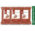 Trinetra Ragi Sabut 1500 g (500g X 3 Pack) Finger Millet