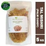 Shudh Online Tal Mishri, Palm Candy (5 Kg / 5000g), Palm Sugar Crystals, Tal Misri, Panang Kalakandu, Panakarkandu (Diabetes-Free) Sugar