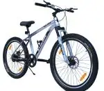 RYDEWIN Solaris 27.5T Grey Single Speed Bicycle for Boys and Girls 26 T Mountain Cycle (Single Speed, Grey, Black)