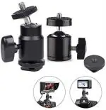 VTS Hot Shoe Mount Adapter-1/4 Camera Hot Shoe Mount with Additional 1/4