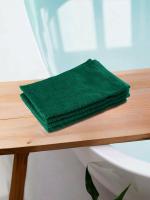 REGENCY EXPORTS PVT.LTD Prezzo Hand Towel 100% Cotton 450 GSM Set of 4 Pine Green