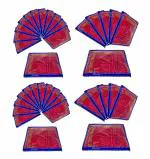atorakushon Parachute Fabric Foldable Saree Cover Garments Wardrobe Organizer For Lehenga, Suit, Dress,& Accessories Set of 36 (Blue)