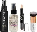 DAIMANPU Natural Looks makeup Combo with mattifying agents waterproof longwear