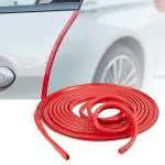 Care N Made ( Red) U Shape Edge Trim Rubber Strip Seal Protector Car Door Edge Guards for Most Cars ( 16 ft/5 m ) Compatible with Honda Amaze