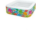 Sanjary Multicolor Plastic Square Portable Pool Inflatable Swimming Pool