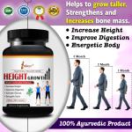 INLAZER Height Growth Capsule For Tall body Height Badane ki Dava Height Capsules To Develop Stop Height Bone & Density (No Side Effects)