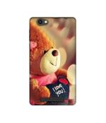 Casotec Teddy Bear Design Printed Silicon Soft TPU Back Case Cover for XOLO Era 4G