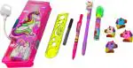 POKSI Combo Stationary Art Plastic Pencil Box l Set of 10 Multicolor