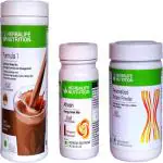 HERBALIFE NUTRITION Weight Loss Combo: Formula 1 Nutritional Shake+Afresh Energy Drink+Protein Powder