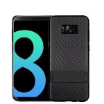 Gorogue Black Carbon Fiber Back Case Cover For Samsung Galaxy S8