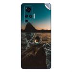 GADGETSWRAP Printed Vinyl Skin Sticker for Vivo X50 Pro - shallow focus photo of body of water
