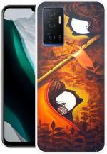 PAEDICON Back Cover for VIVO V23e 5G (Orange, Grip Case, Silicon) SOFT-VIVOV23E-SSR1768