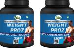 Inlazer Weight Proz Weight Gain Powder _ Weight Gainer with Enzyme Blend, Protein Powder Weight Gainers/Mass Gainers (400 g, No Flavour)