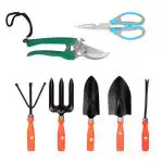 Kraft Seeds Multicolor Spectacular Gardening Tools Set With Cut Tool Scissor And Cutter (Pack of 1)