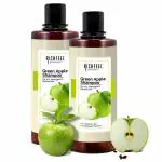 Richfeel Green Apple Shampoo For Dry & Damaged Hair | Anti Dandruff | Promotes Healthy, Shiny and Glossy Hair | Nourishes Scalp | Makes Hair Soft & Smooth | All Skin Types | 500 ml (Pack of 2)