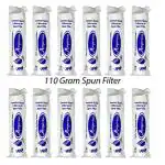 AMPEREUS 10 Inch High Density Spun Pre-Filter (5 Micron PP Spun) Cartridge Compatible for 10 Inch Pre-Filter Housing of All Water Purifier | Pack of 12 Spun