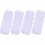 BADAL KIDZ Cotton Premium Quality Wet Free / Rash Free / Highly ABsorbent Insert Pads For Babies | Net Weight - 30gm | Pack of 4 | Color-White | Size-M