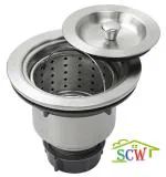 Scw Silver Stainless Steel Drain Sink Coupling