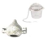 Urban buy Aluminium Gujiya Mould With Stainless Steel Green Tea Filter and Multicolour, Pack of 2