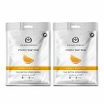 The Man Company Vitamin C Sheet Mask with Hyaluronic Acid and Lemon 25 ml Pack of 2