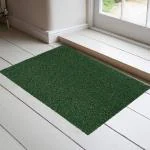 Enyra Door Mat Piazza Indoor Outdoor Mat (40x60 CM) Anti-Slip Durable Gel Backing Polypropylene Yarn Floor Front Doormat for Entryway, Bedroom, Living Room, Office, Set of 2 Piece - Green