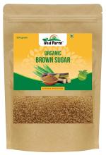 Ved Farm, Organic Unrefined Raw Brown Sugar I 100% Vegan, Gluten Free and No Additives I Unrefined, Unprocessed Raw Sugar I Rich with Phosphorus, Calcium, Iron and Essential Nutrients 2kg