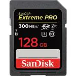 SanDisk Extreme PRO 128GB SDXC Memory Card up to 300MB/s, UHS-II, Class 10, U3, V90 for 8K Video