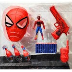 Kart In Box | Spiderman Toys | Spiderman Action Figure | Spiderman Figure | Comes with Mask | Spiderman Action Figure | Gun | 10 Bullets | 3 Bowling Pins (Spiderman Set)