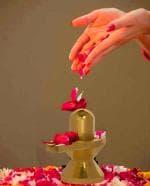 Effigy onlinehub Brass Lord Shiva Linga Lingam Shivling Statue for Home Pooja 50 Gram Weight