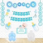 Untumble Baby Boy Cradle Ceremony Paper Fans Kit